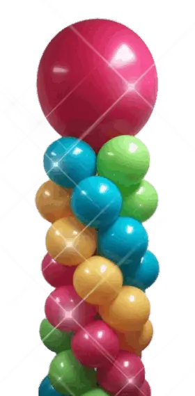 MJ's Events and Photo Booth Rentals - Balloon backdrop 3  - ransform your event with MJ's stunning balloon walls, columns, and decorations. Whether for a grand entrance or an eye-catching centerpiece, our vibrant designs add a fun and personalized touch to any celebration.