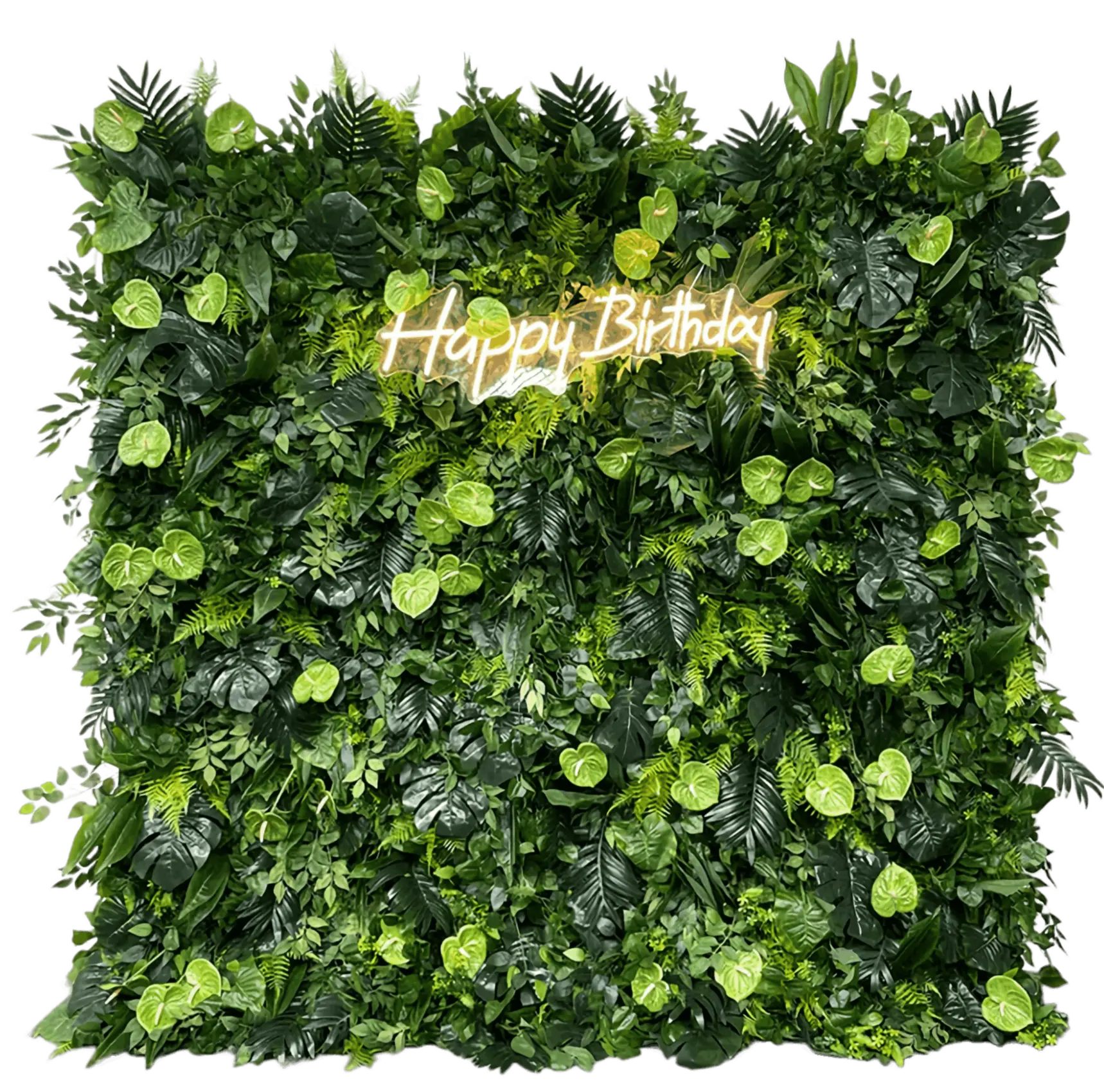 MJ's Events and Photo Booth Rentals - Premium Greenery Wall backdrop